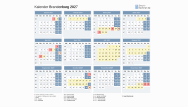 Kalender Bild Brandenburg 2027