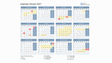 Kalender Bild Hessen 2027