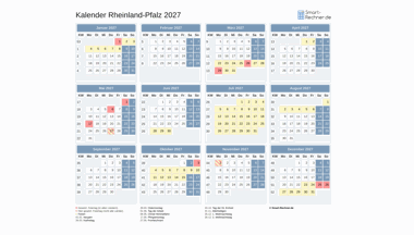 Kalender Bild Rheinland-Pfalz 2027
