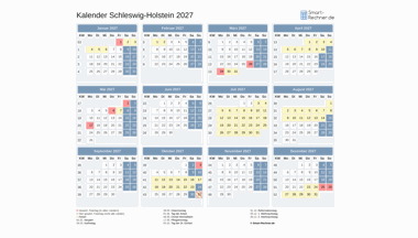 Kalender Bild Schleswig-Holstein 2027