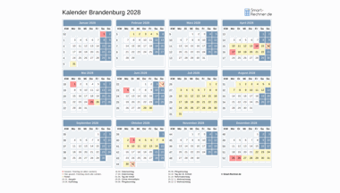 Kalender Bild Brandenburg 2028