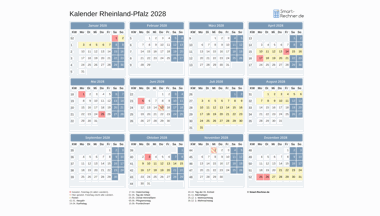 Kalender Bild Rheinland-Pfalz 2028