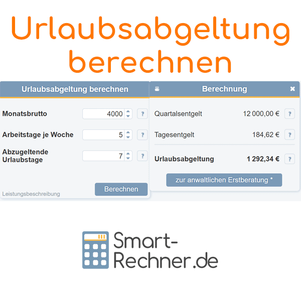Urlaubsabgeltung Berechnen